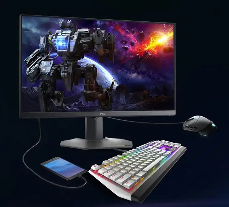 D-e-l-l G3223D 31.5-inch Quad-HD Gaming Monitor, 2560 X 1440 Pixels at 165Hz, 1ms (Gray-to-Gray), H-D-M-I 2.0/DP 1.4/USB Type-C,