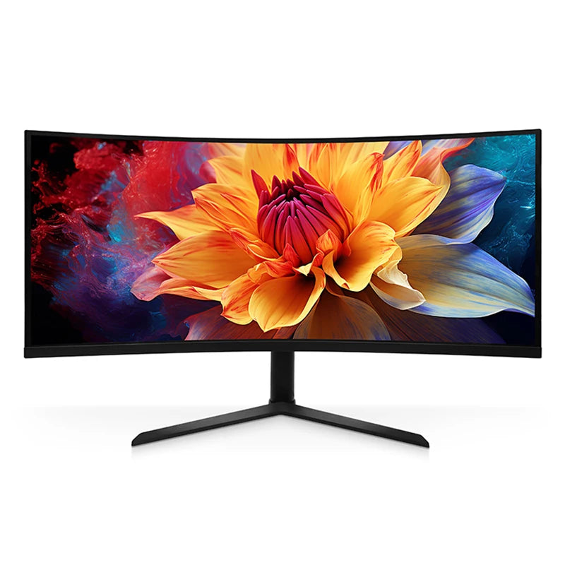Factory Wholesale Oem 34 Inch Monitor Curved Screen 3440*1440 4k 165hz Rich Interface Led Monitor for Gaming