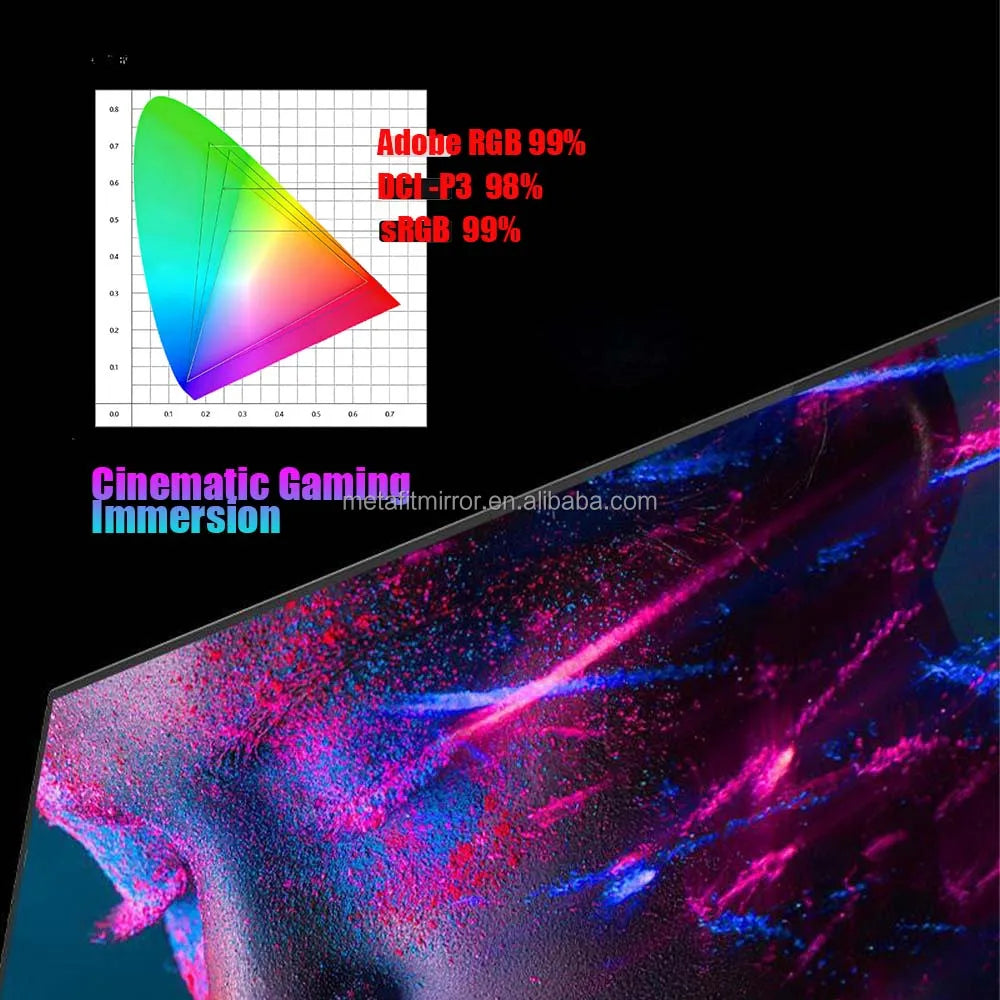 27-inch 2K IPS Monitor for Office Work 2560x1440 QHD 100Hz 5ms Response for SRGB100% Gaming Monitor Fast Delivery in Stock