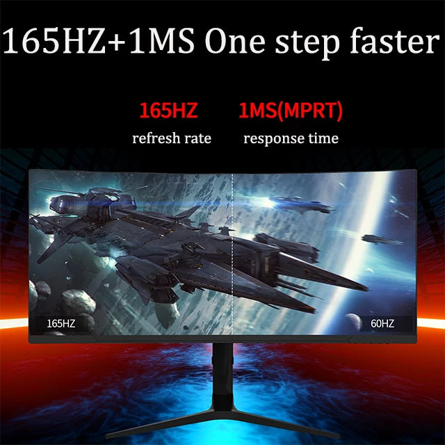 Brand NEW Custom Monitors 34 Inch 4K UHD 165hz 75hz PC Monitor  Gaming Monitor With Adjustable Stand